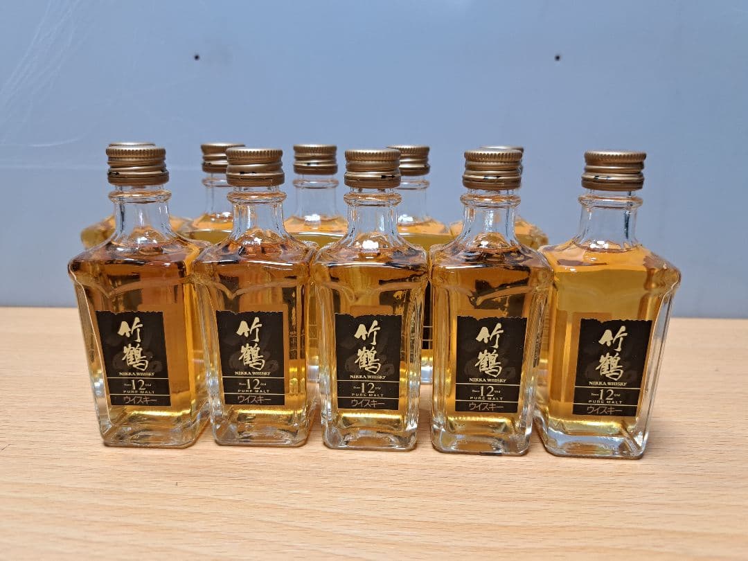 竹鶴 12年 ウイスキー50ml　10本セット