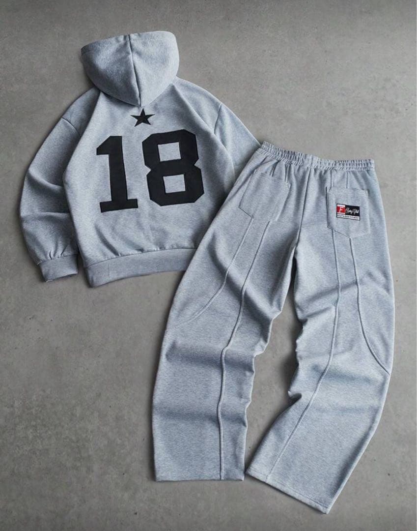 セットアップ ジップパーカー スケーター Y2K HIPHOP