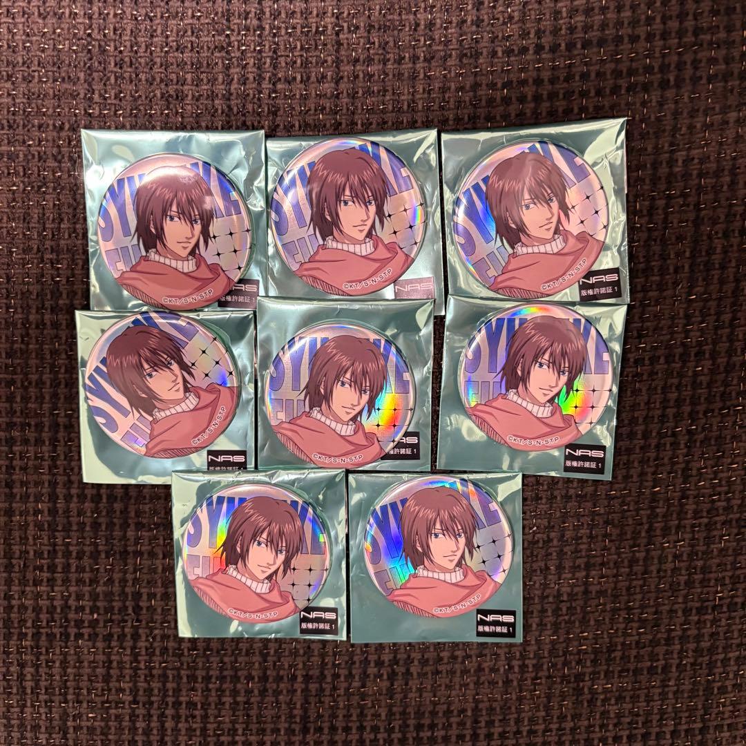 【即日発送】テニプリ 不二周助 缶バッジ 8個 メディコス JF2026