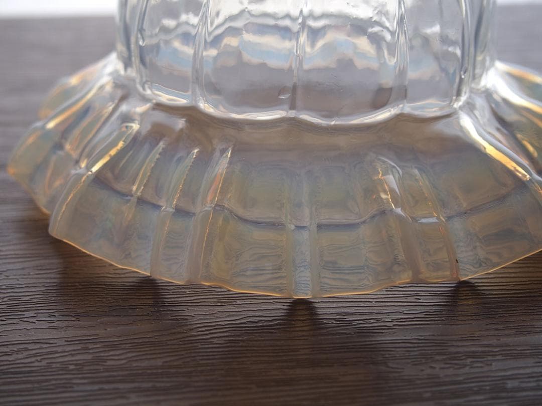 オパールガラス フリルガラス ランプシェード電笠 オパールセント/K363