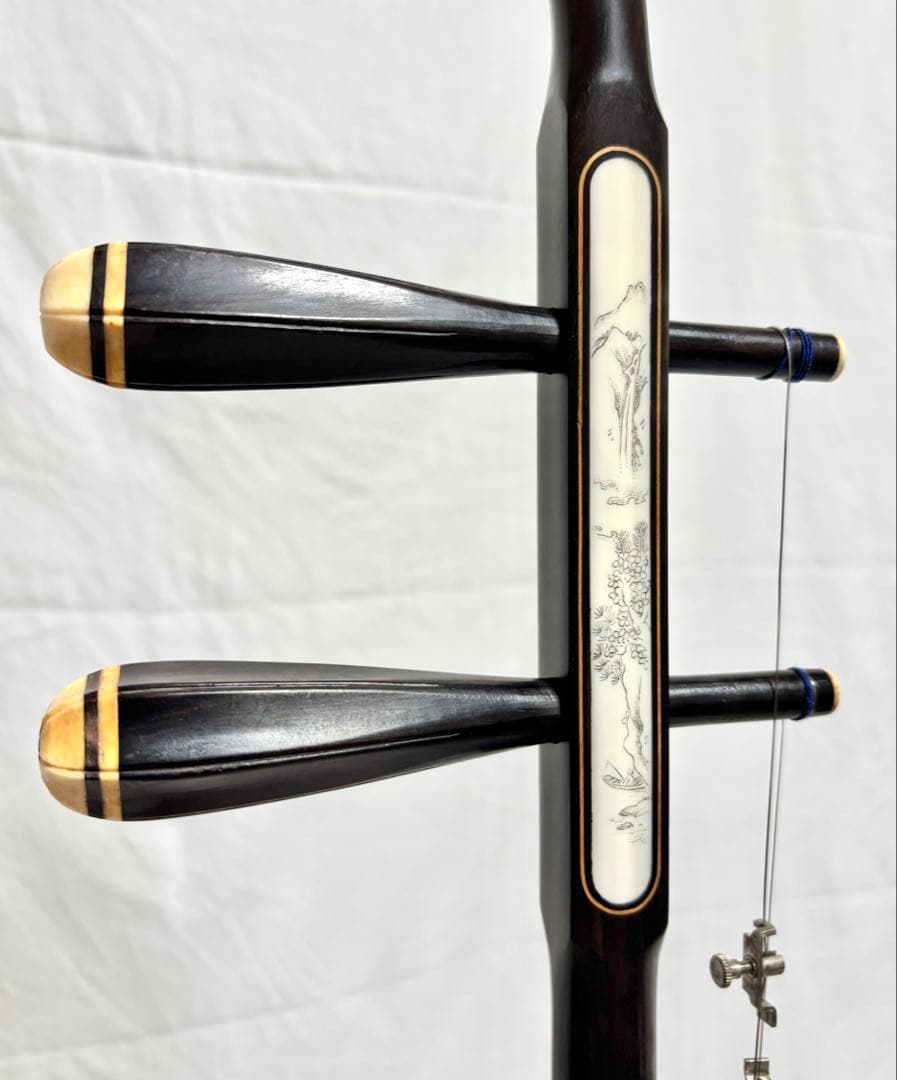 【本皮製】二胡 弓/ケースセット