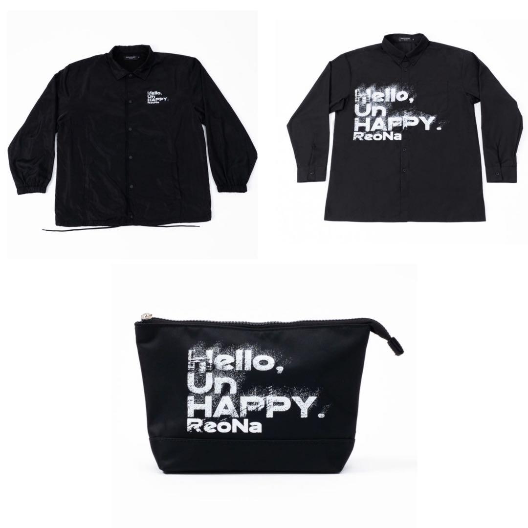 【ReoNa】アパレル3点セット 長袖シャツ/ コーチジャケット / ポーチ