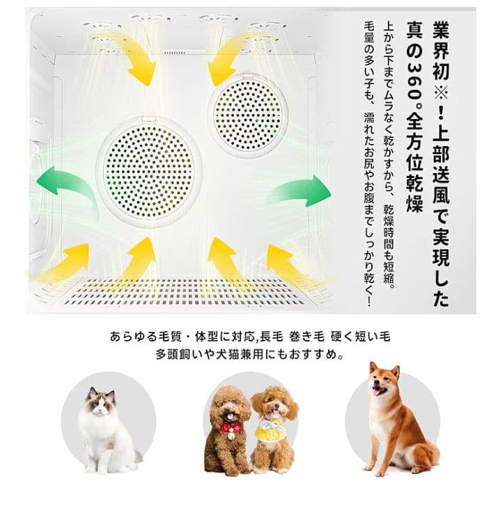 Totoro ball ペットドライルーム ペットドライヤーボックス　82L