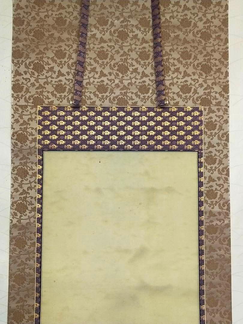 ♥掛軸　了見寺　拾壱世　肖像画　桐箱付き　掛け軸　骨董品