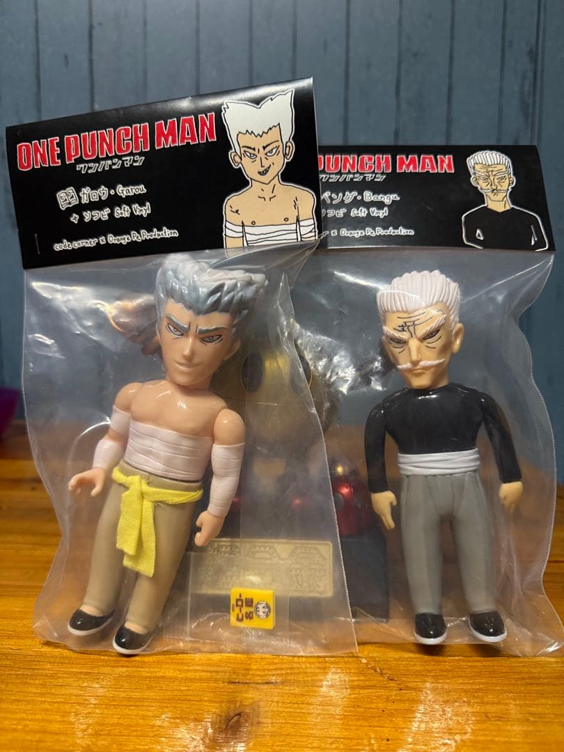 ワンパンマン　ガロウ　バング　ソフビセット　ワンフェス