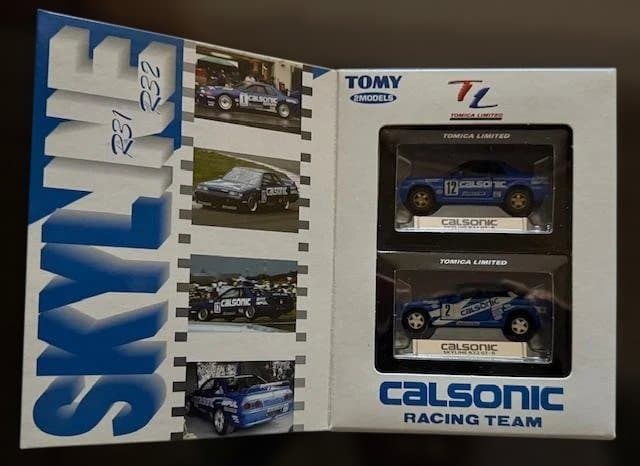 トミカリミテッドCALSONIC RACING TEAM White&Biue