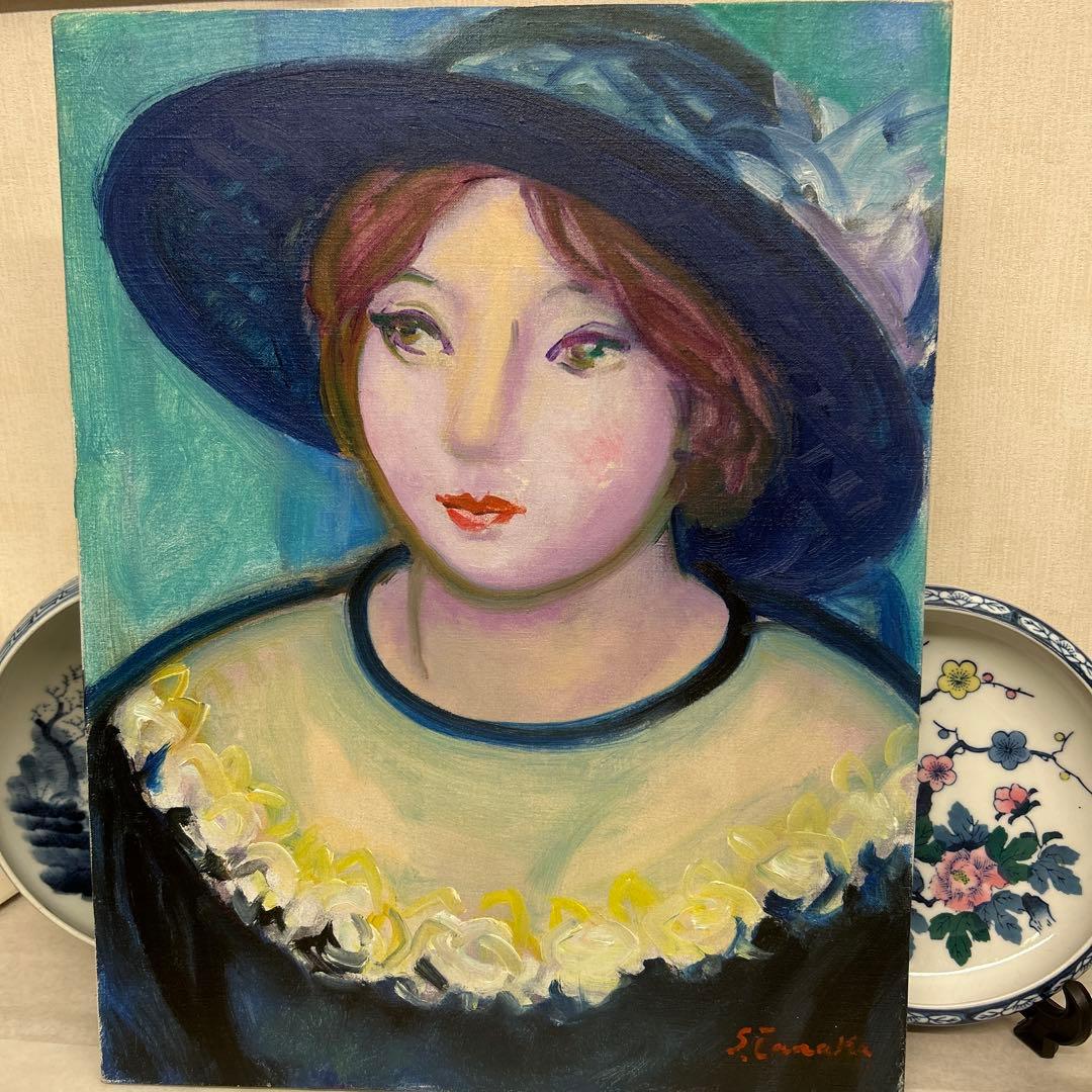 田中繁吉女性の肖像画 1987年制作