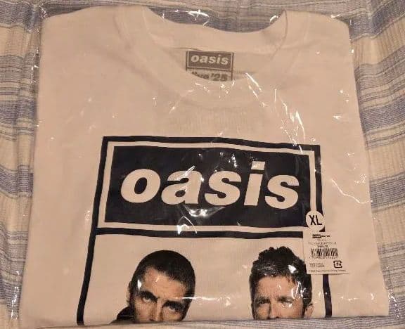 oasis live '25 Tシャツ XL ホワイトUKデザイン 新品未使用