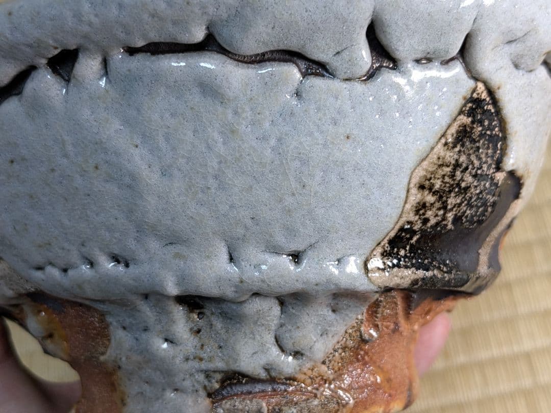 【大迫力】【上作】熊野九郎右衛門　陶房旅枕碗寮　熊志野鉢