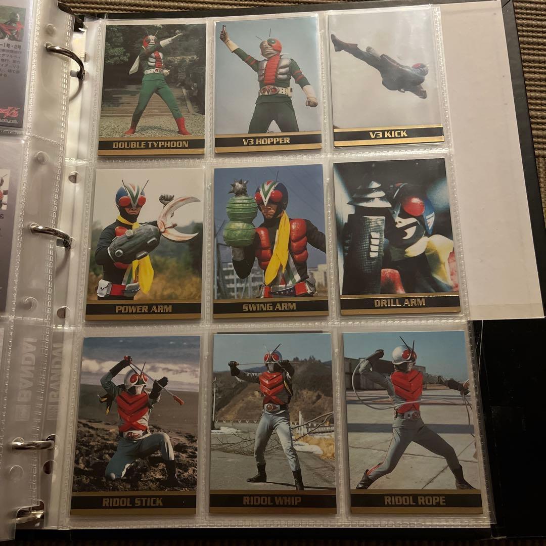 アマダ仮面ライダーカード.アマダ1996 1.2号第1弾コンプ当選有り、V3.X