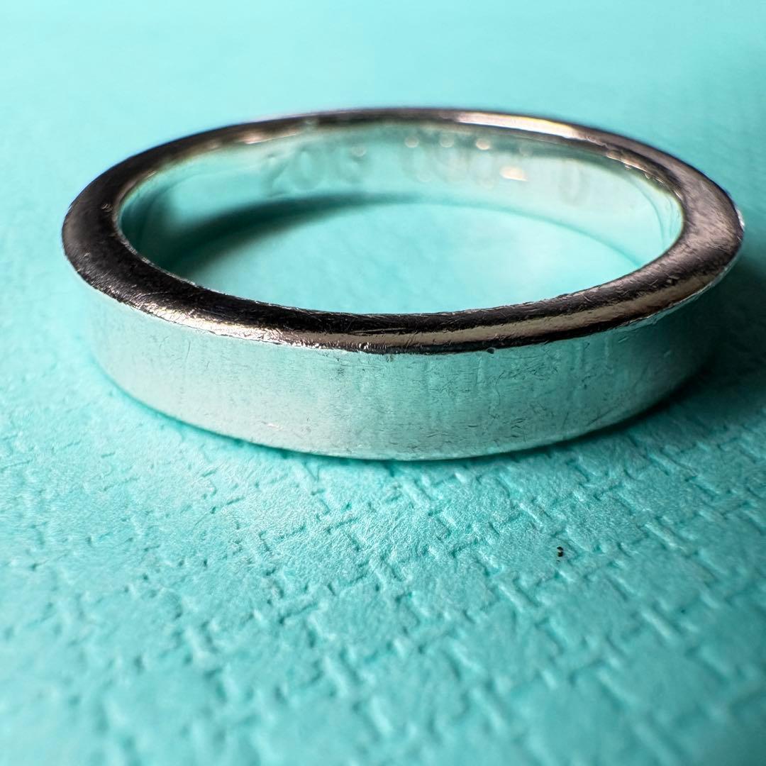 【美品】約19号 ティファニー Tiffany ナロー 1837リングSV925