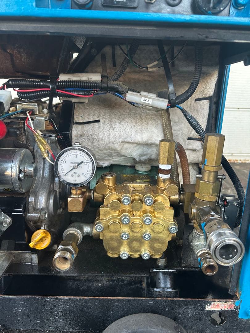 綺麗★ツルミHPJ-5ESM高圧洗浄機防音　ガン・高圧ホース・給排水ホースセット