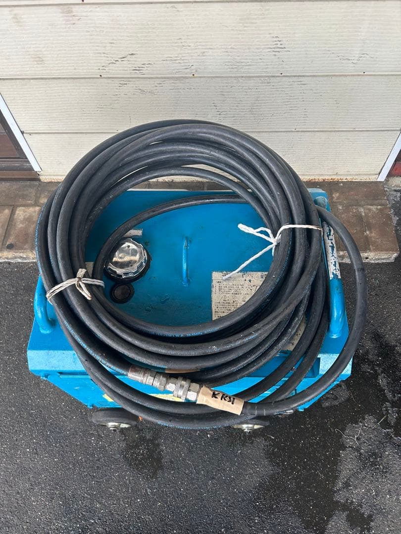 綺麗★ツルミHPJ-5ESM高圧洗浄機防音　ガン・高圧ホース・給排水ホースセット