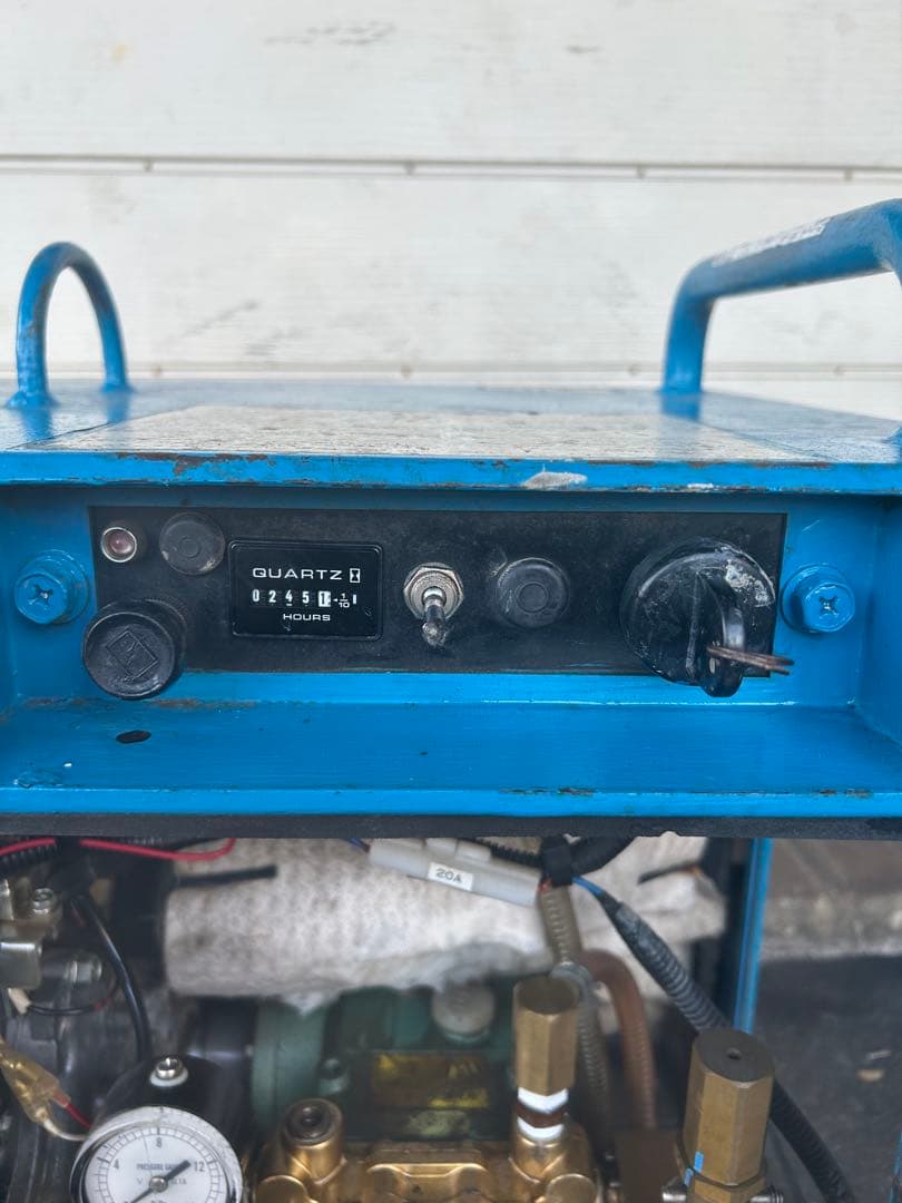 綺麗★ツルミHPJ-5ESM高圧洗浄機防音　ガン・高圧ホース・給排水ホースセット