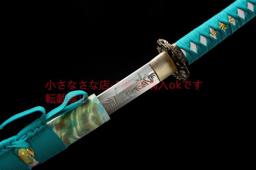 翠竹武士刀-高性能マンガン鋼    古兵器 武具　刀装具　日本刀　模造刀 居合刀