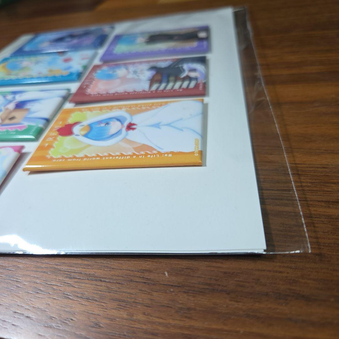 スクエア缶バッジセット Re:ゼロから始める異世界生活 Loppi・HMV限定