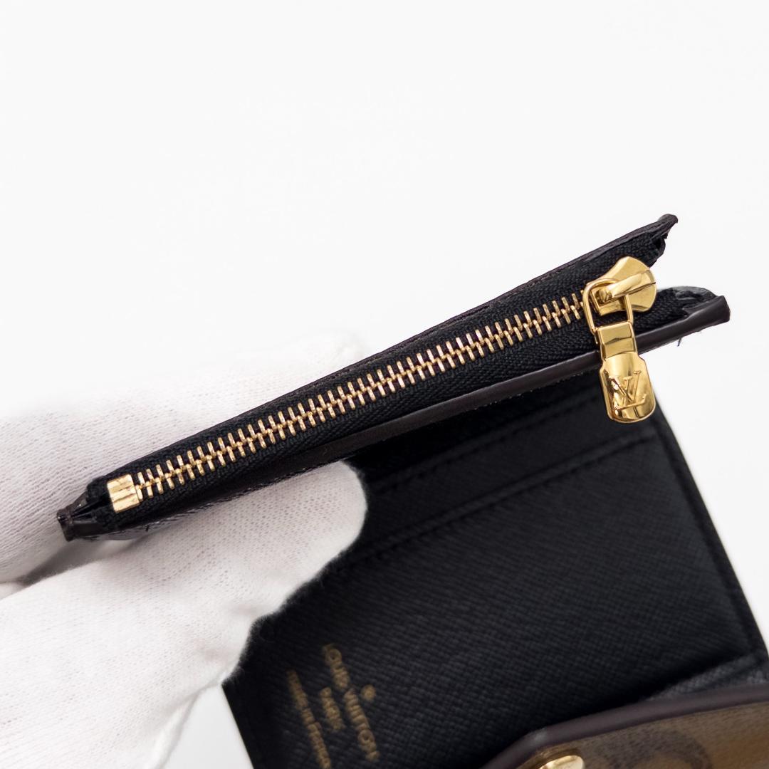 【未使用級】ルイヴィトン ポルトフォイユゾエ ジャイアントモノグラムリバース