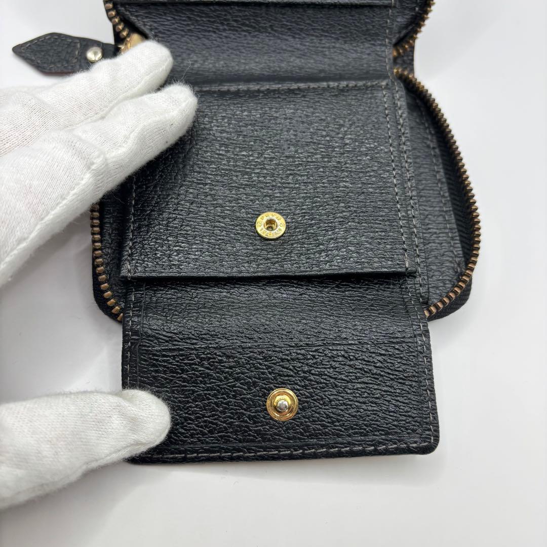 vivienne westwood 二つ折り財布　ラウンドジップ　ブラック　財布