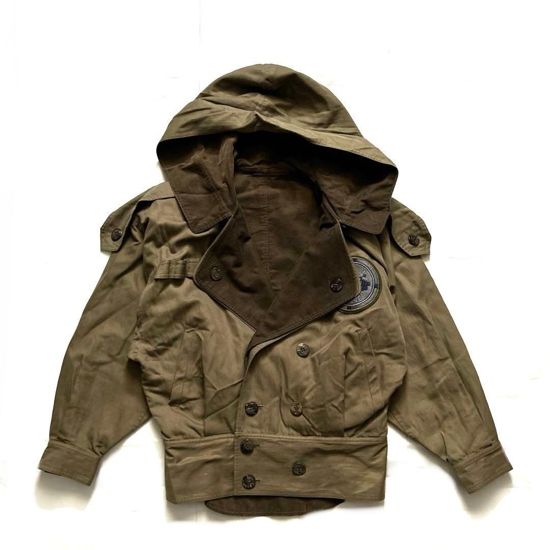 TAKEZOタケゾー日本製リバーシブル変形ブルゾンドルマンカーキボンバーダブル