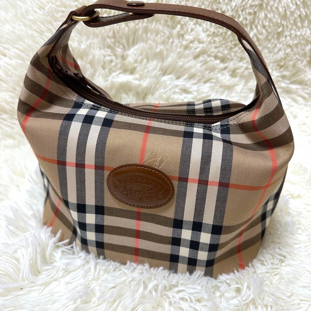 新年スペシャル出品　未使用バーバリー ミニハンドバッグ　ノバチェック