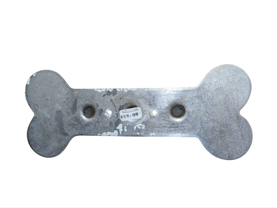 E 犬用金属フック 骨型 壁掛け用