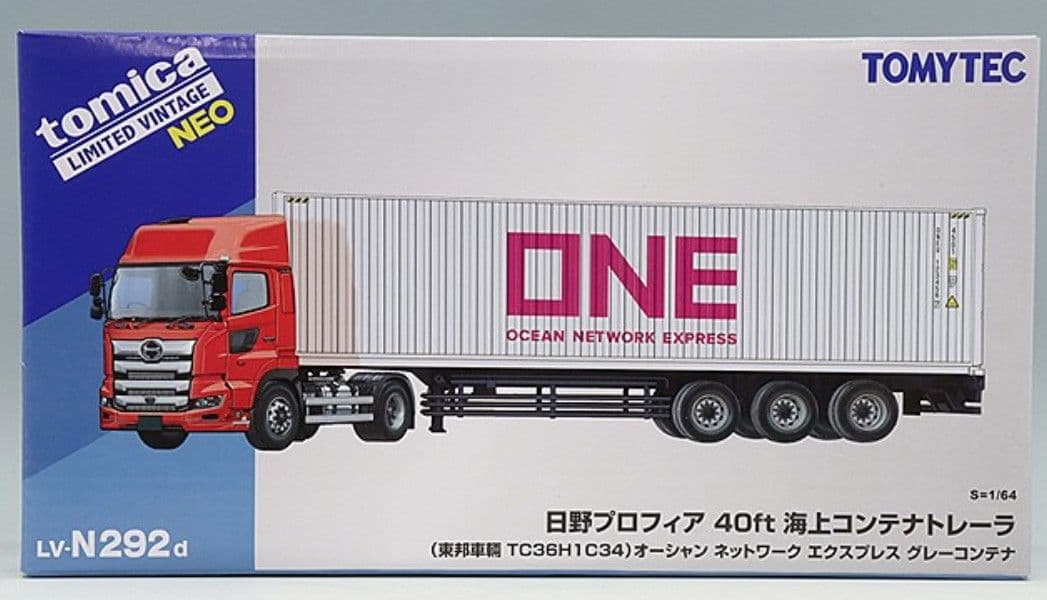 トミカリミテッドヴィンテージネオ 日野 プロフィア 海上コンテナトレーラ ONE