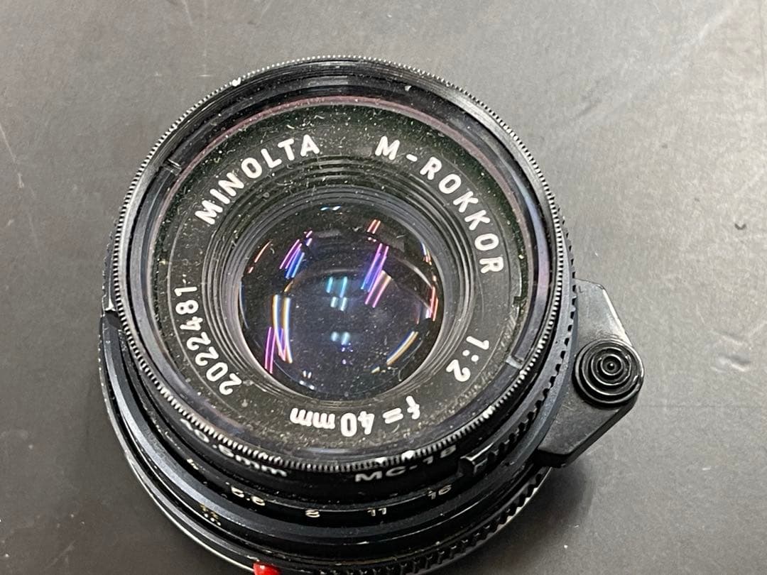 MINOLTA M-Rokkor 40mm f/2.2 単焦点レンズ