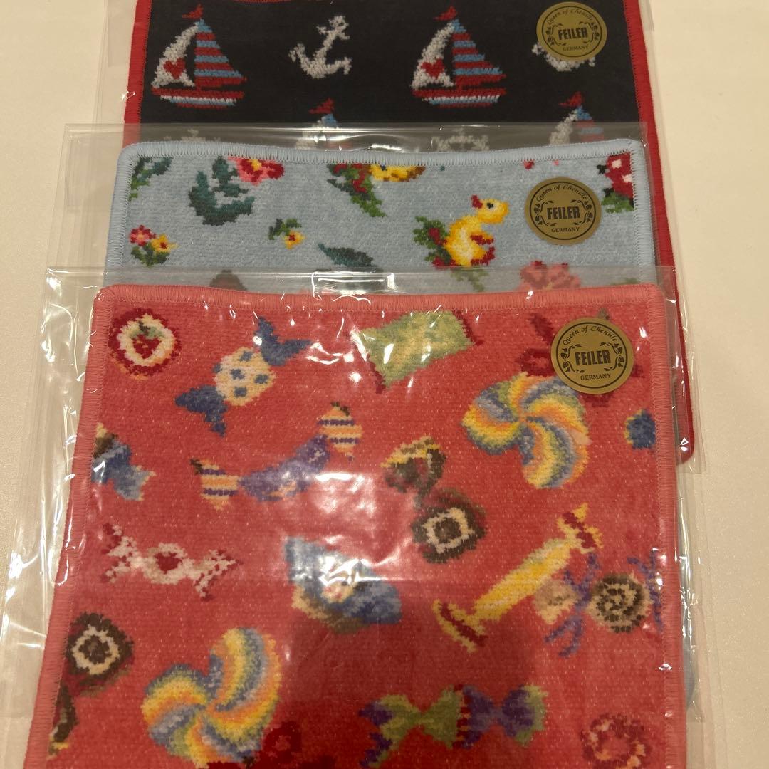 FEILER タオルハンカチ 3枚セット