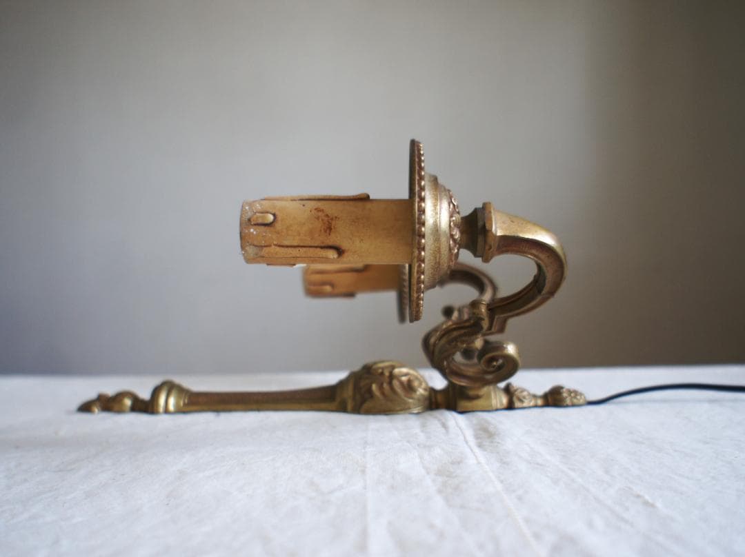 2灯ウォールランプ　キャンドル　 ブロカント　フランス　アンティーク