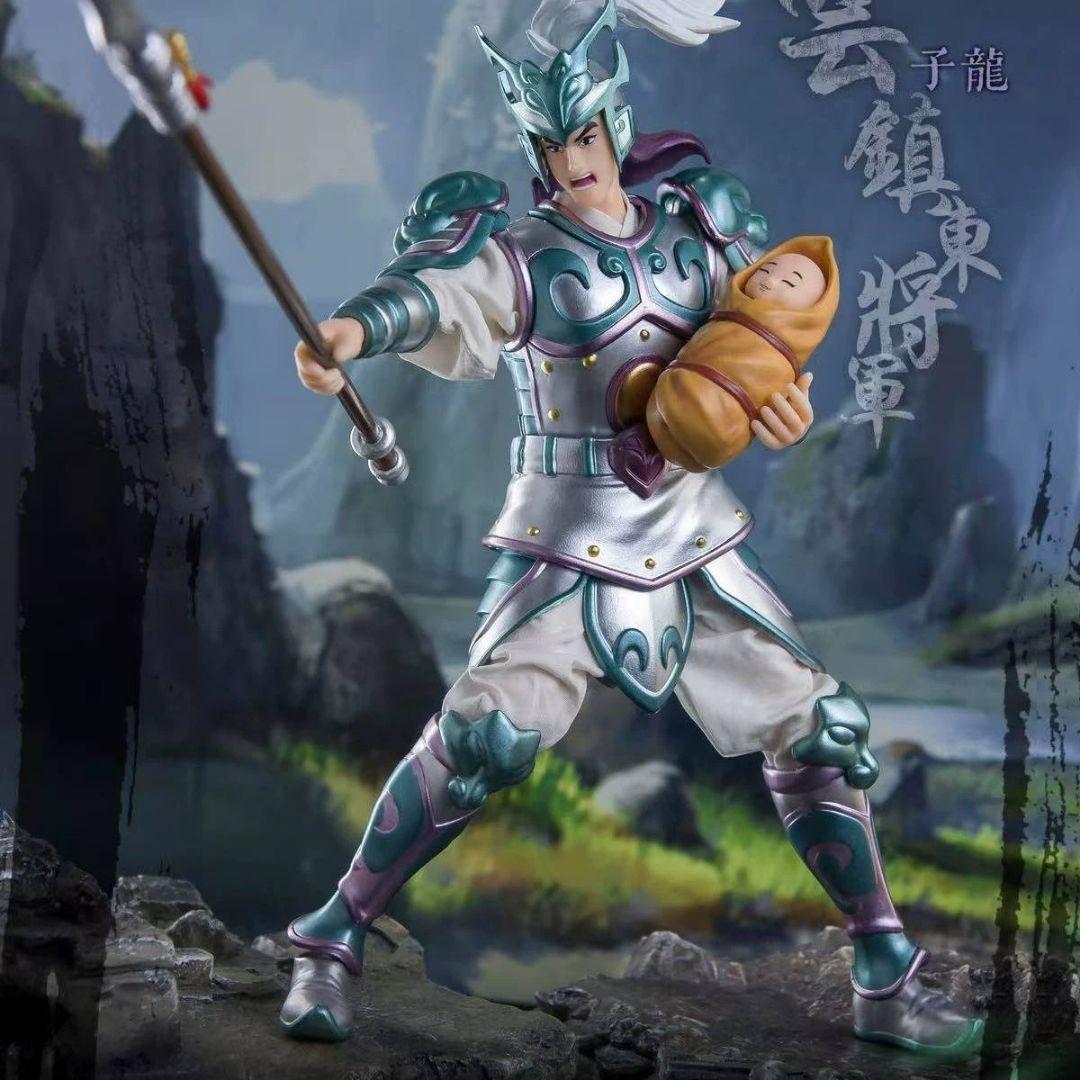 三国演義　最強武将伝　趙雲子龍　可動　20cm
