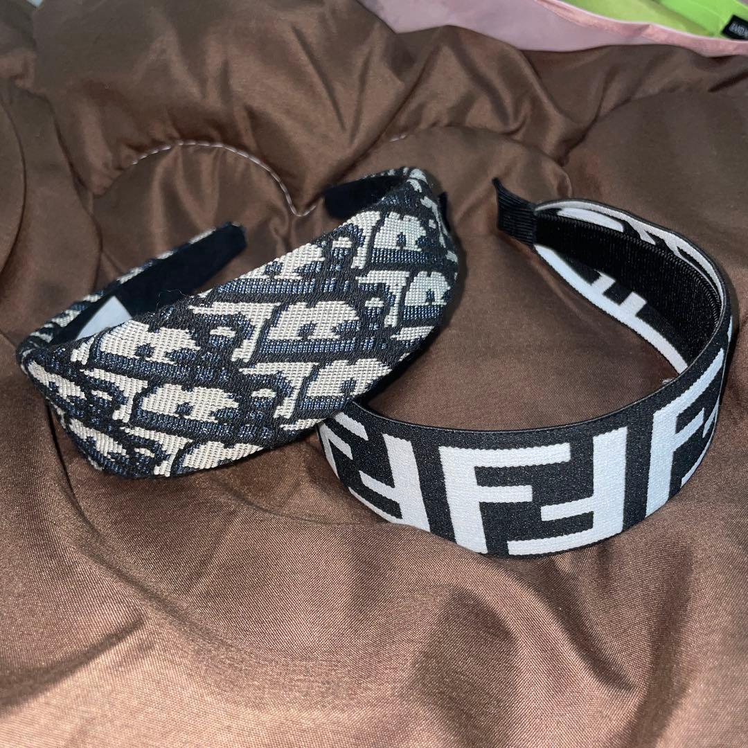 ディオール、フェンディカチューシャ2点セット