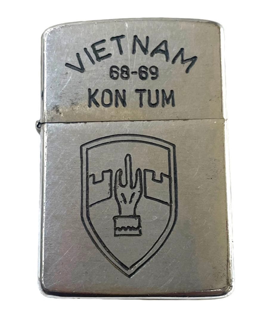 米陸軍本物ベトナムZippo1968 南ベトナム軍事援助司令部希少品