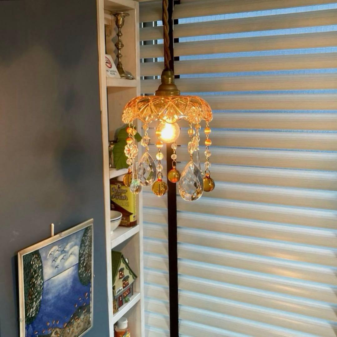 ミニシャンデリア（winter）1920年　フランスアンティーク　ランプ