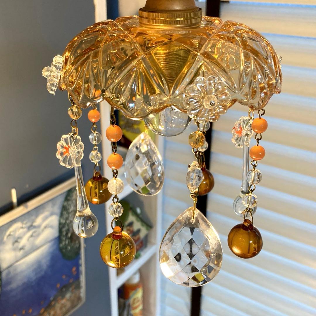 ミニシャンデリア（winter）1920年　フランスアンティーク　ランプ