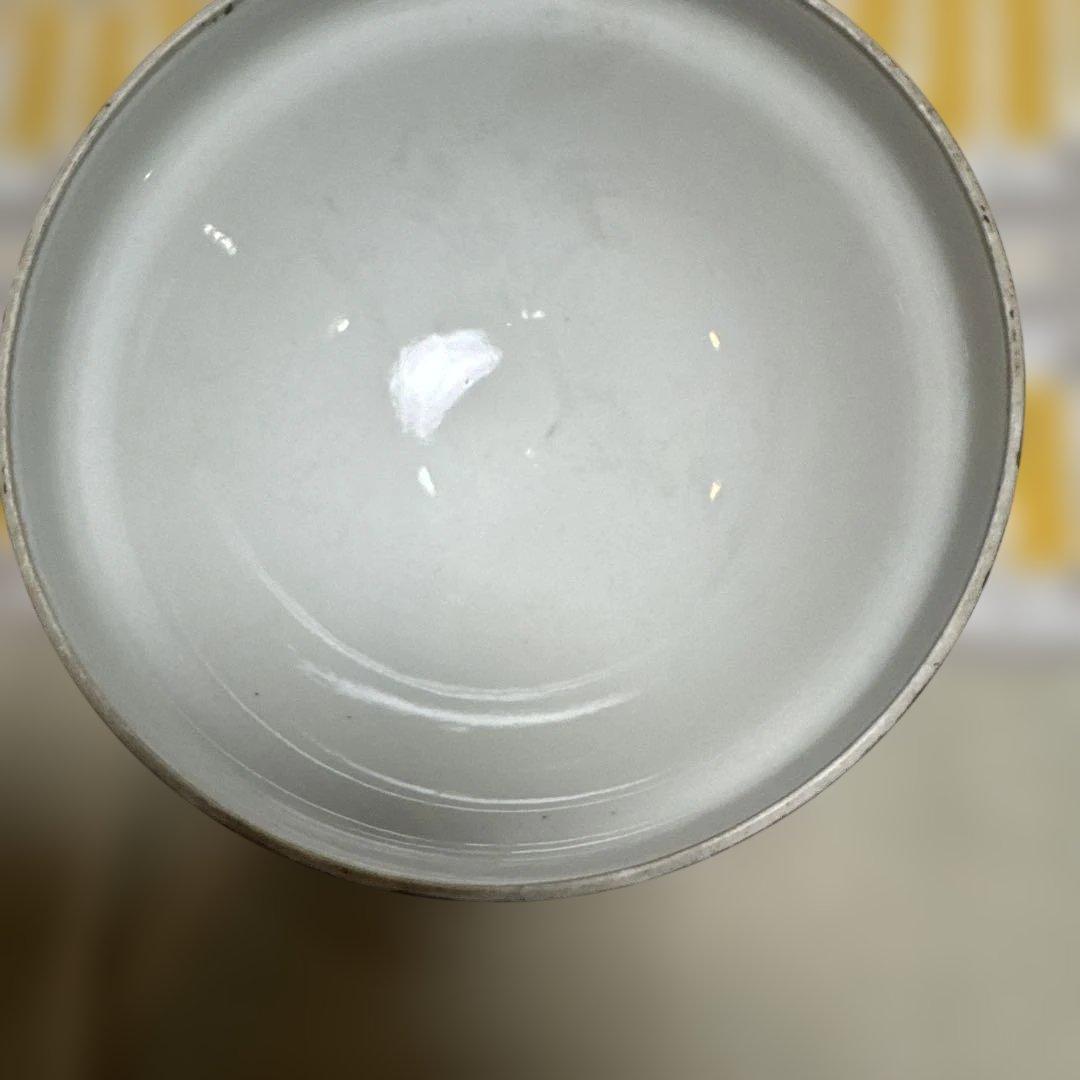 最終価格、アンティーク、自家保存　久谷　谷口骨董　蓋の裏に菖蒲の絵