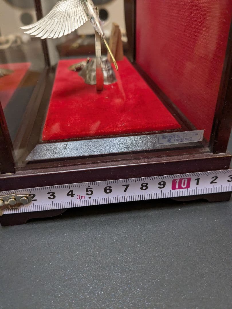 武比古　純銀製　鶴3.5号　訳あり保管品