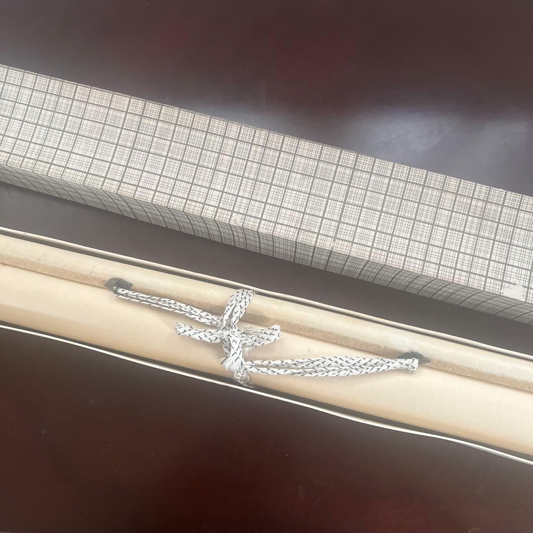 掛け軸　絹本掛軸　花鳥　牡丹　梅　在銘 落款 当時物 掛軸 錦雲　アンティーク