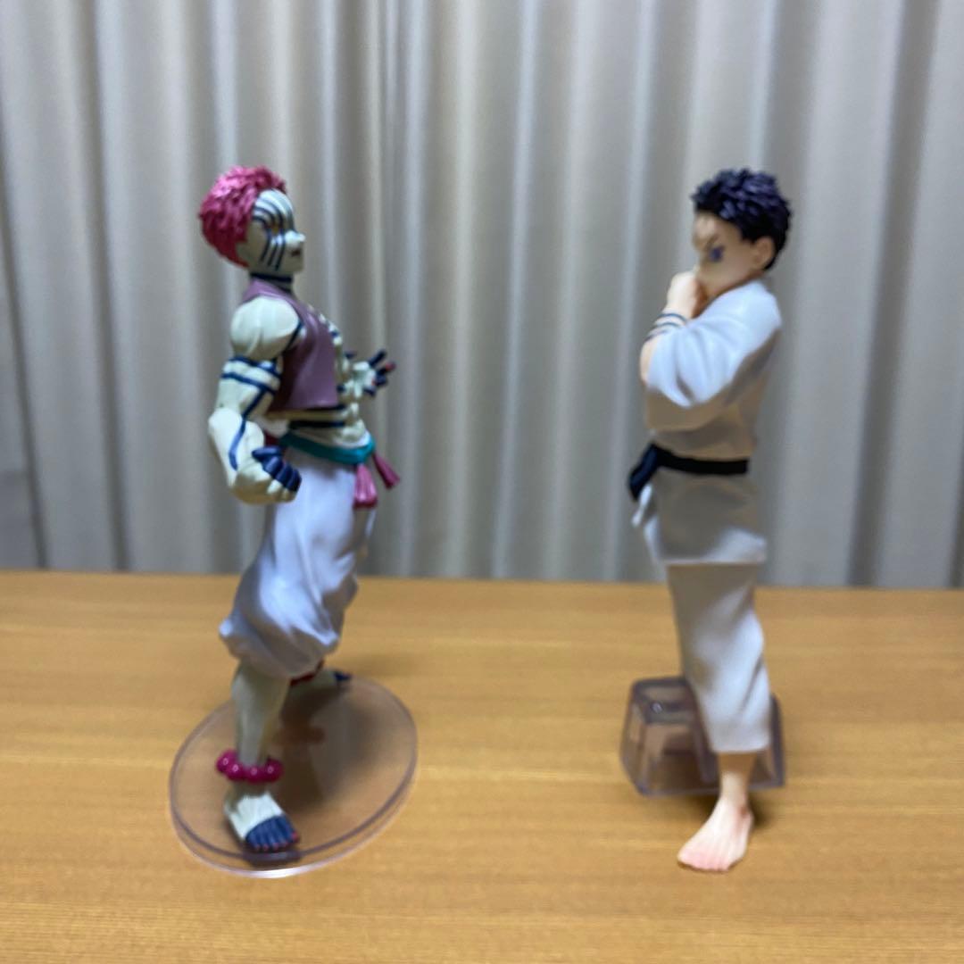 一番くじ　鬼滅の刃　猗窩座　狛治　フィギュア　セット