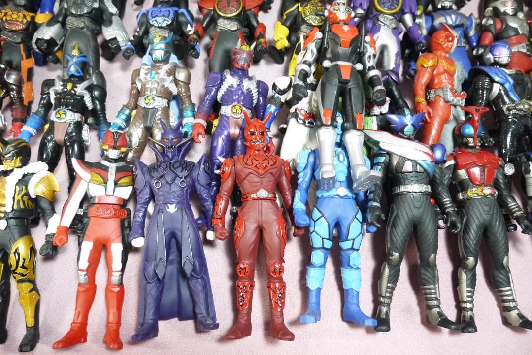 ライダーヒーローシリーズ　ビッグサイズソフビフィギュア　115体セット