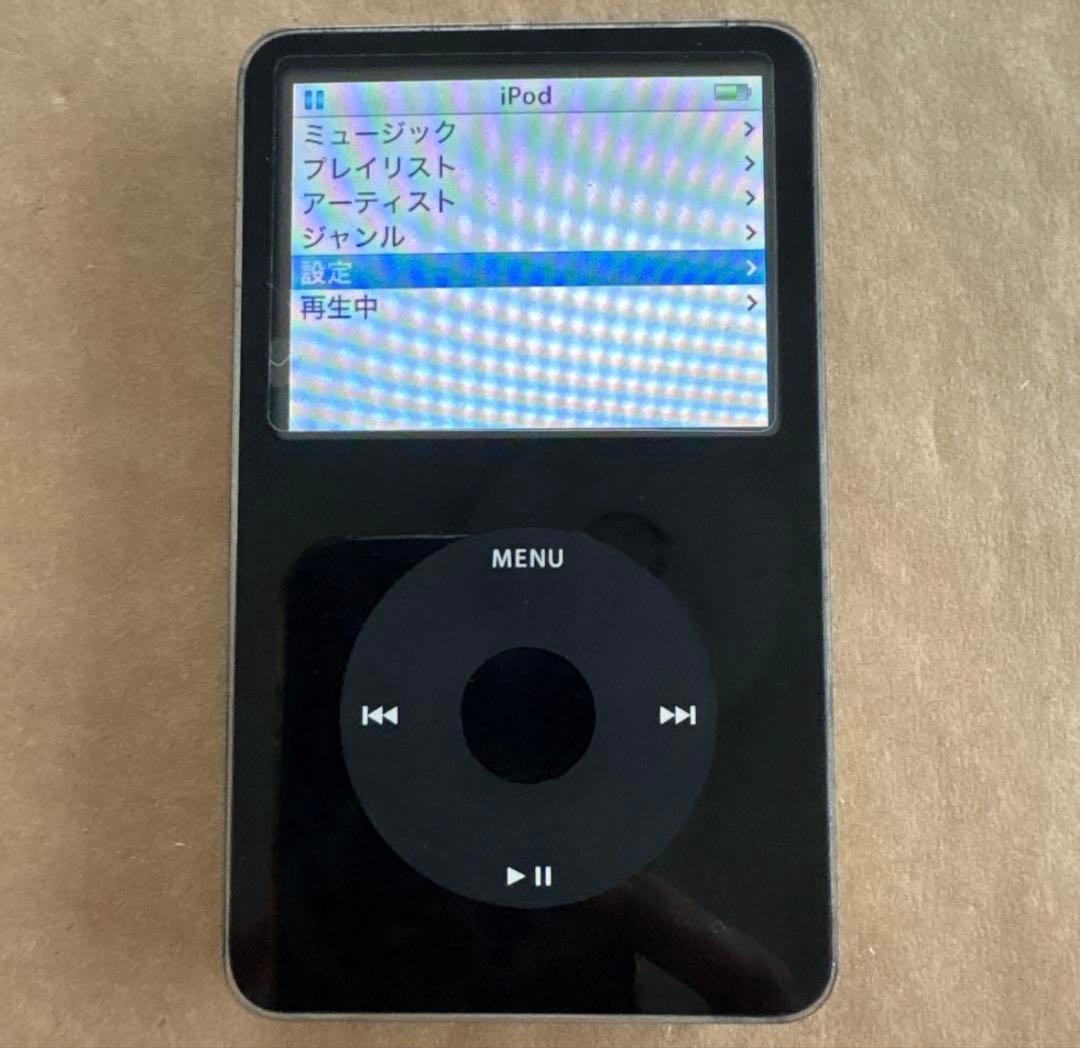 【名機】iPod 第5世代 30GB A1136 黒　Wolfson DAC搭載