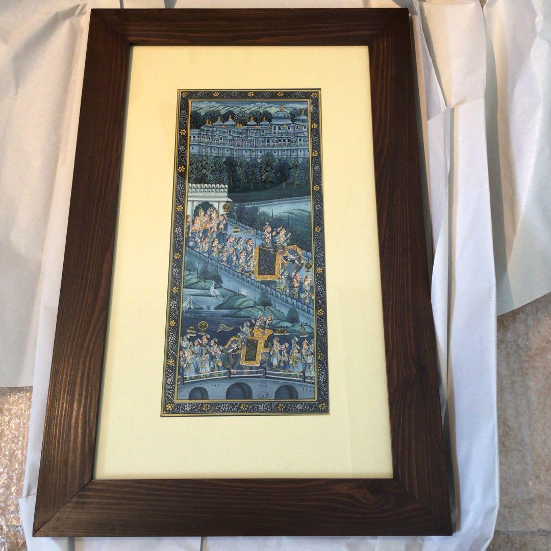 西インド ジャイプール城 細密画