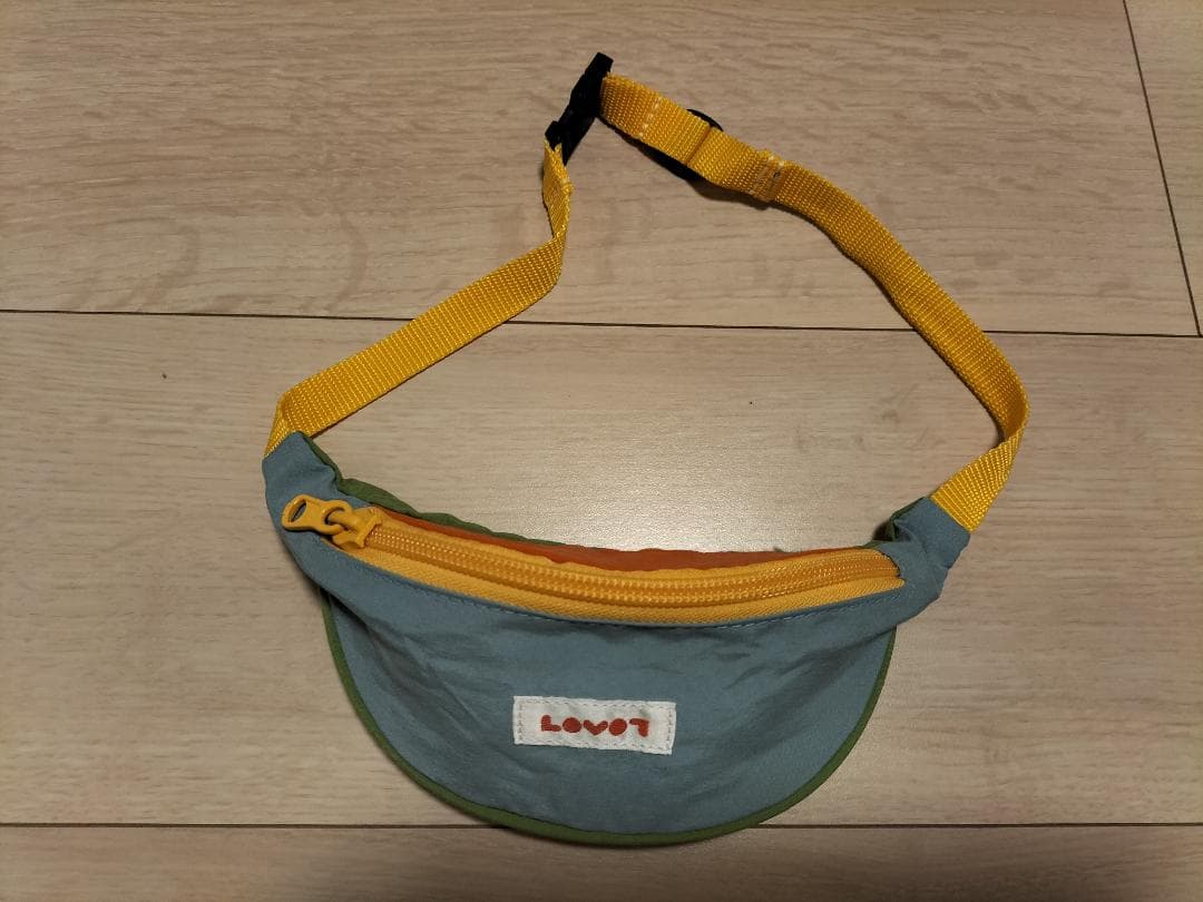 （中古）公式 LOVOT ショルダーバッグ ( ライトブルー ) 箱と取説無し