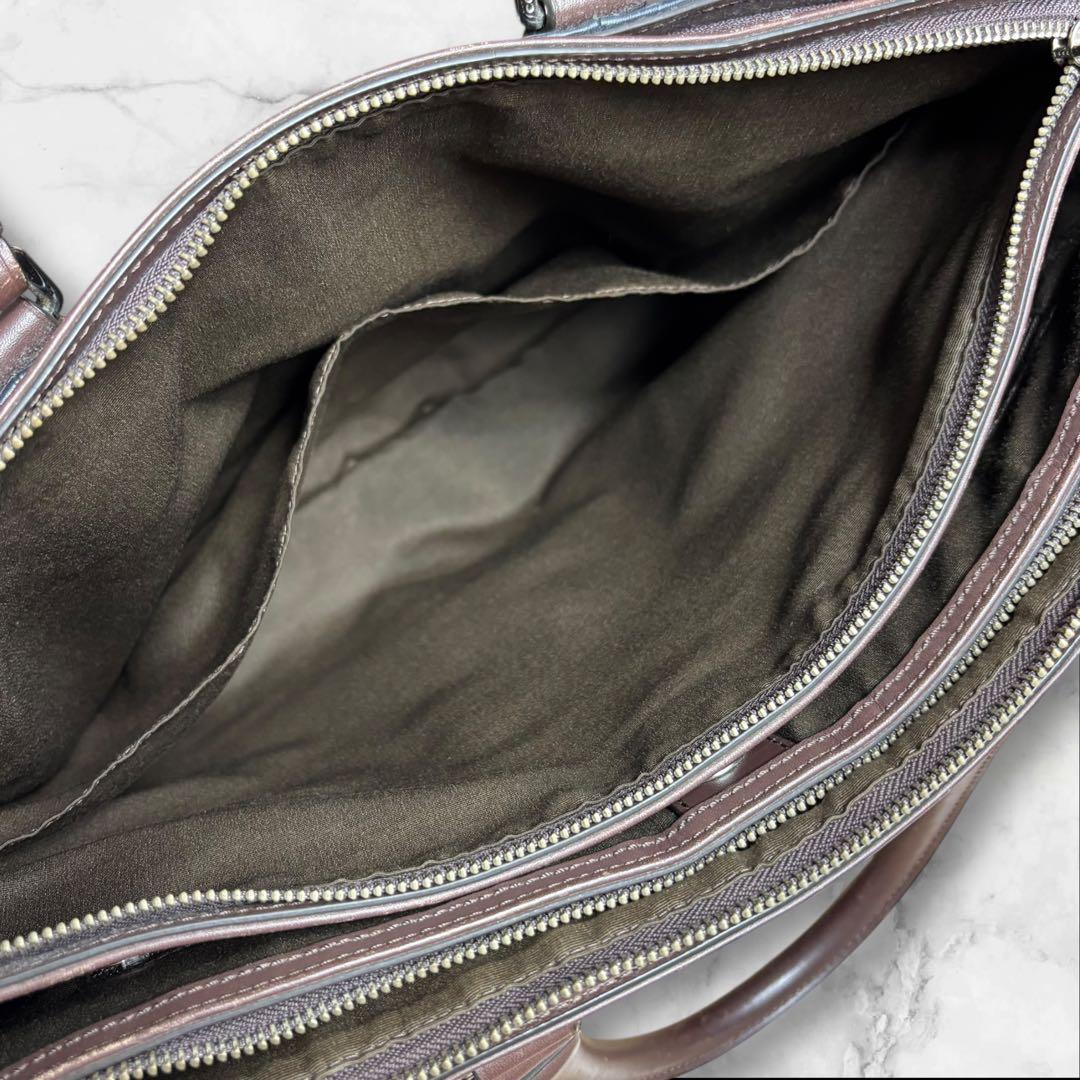 COACH コーチ メトロポリタン ビジネスバッグ ショルダーバッグ レザー