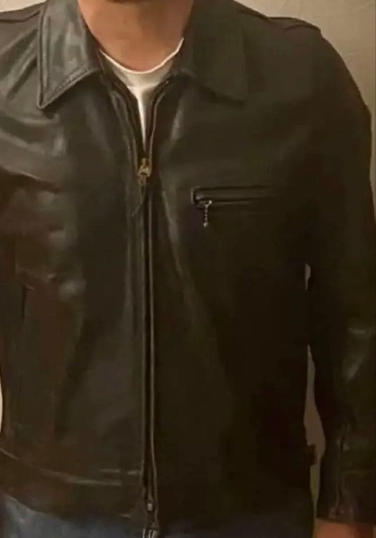 茶芯AERO LEATHER HIGHWAYMAN 馬革 90s前期