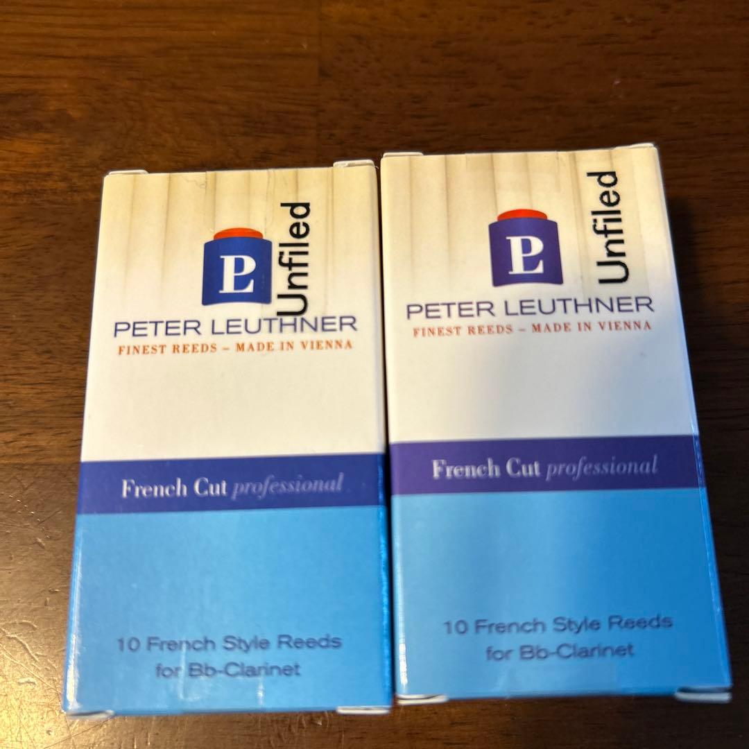 B♭クラリネットリード Peter Leuthner 10枚入×2 未開封