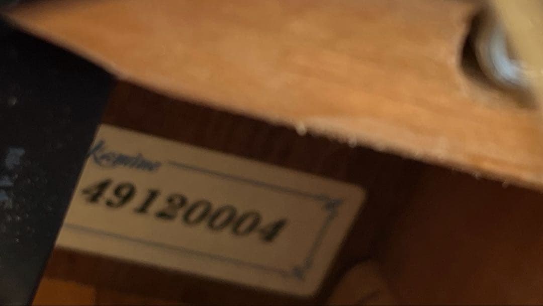 タカミネDMP751C BL長渕剛さんステージギター 2011年12月製作品