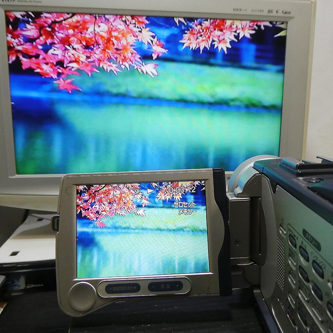 動作品ソニー DCR-TRV30 MiniDVビデオカメラ　DVDダビングに最適