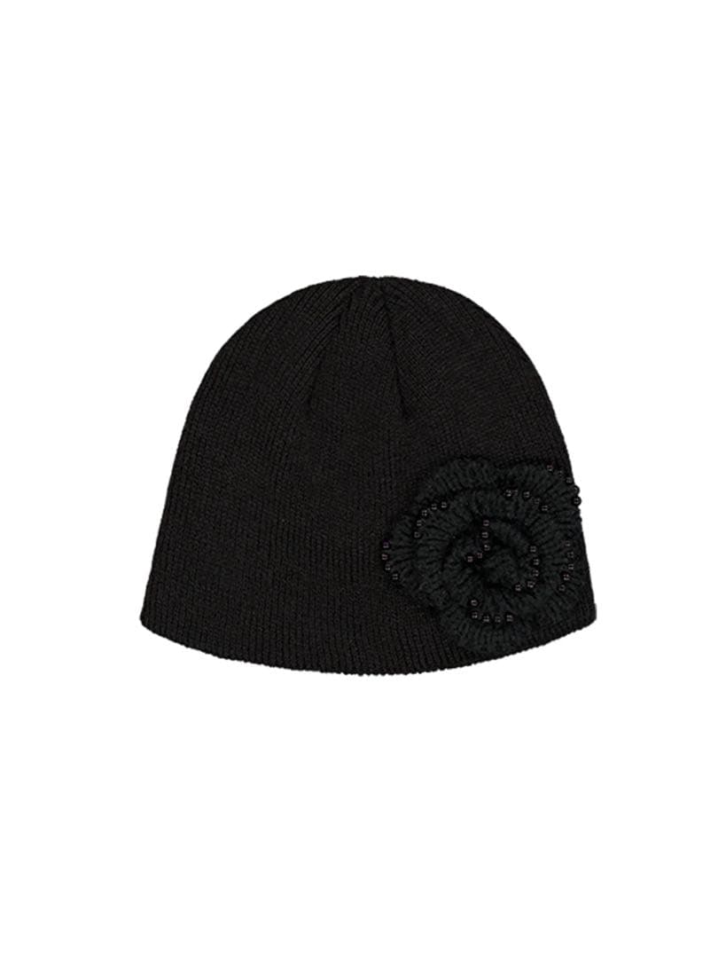 帽子 SETUPEXE CORSAGE BEANIE BLACK