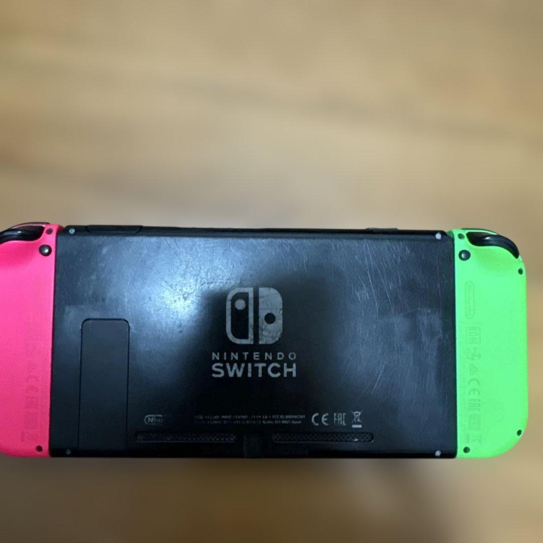 Nintendo Switch 本体 グリーンとピンクのジョイコン　美品
