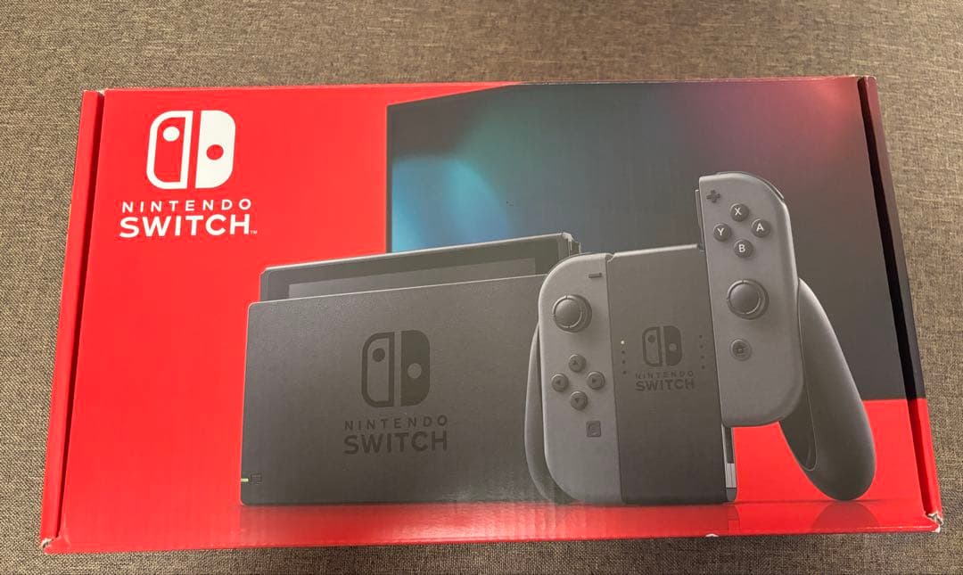Nintendo Switch グレー 本体 （バッテリー強化版） + 付属品